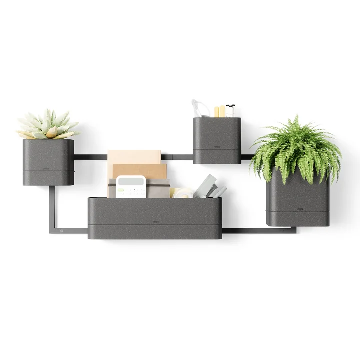 Cubiko Jardinière murale, noir de Umbra