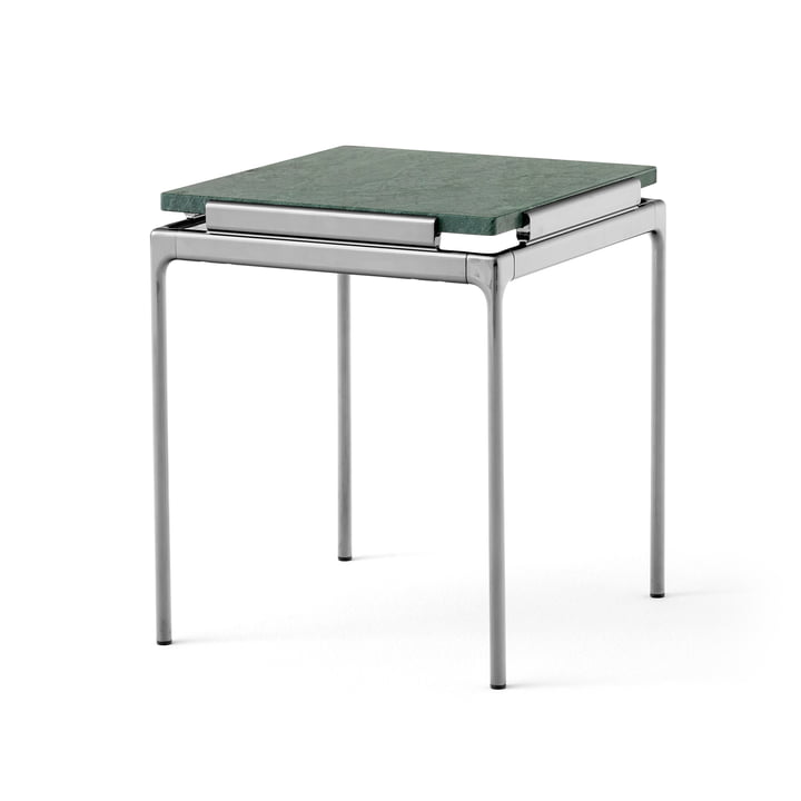 Sett Side Table LN11, Verde Guatemala / Chrome foncé de & Tradition