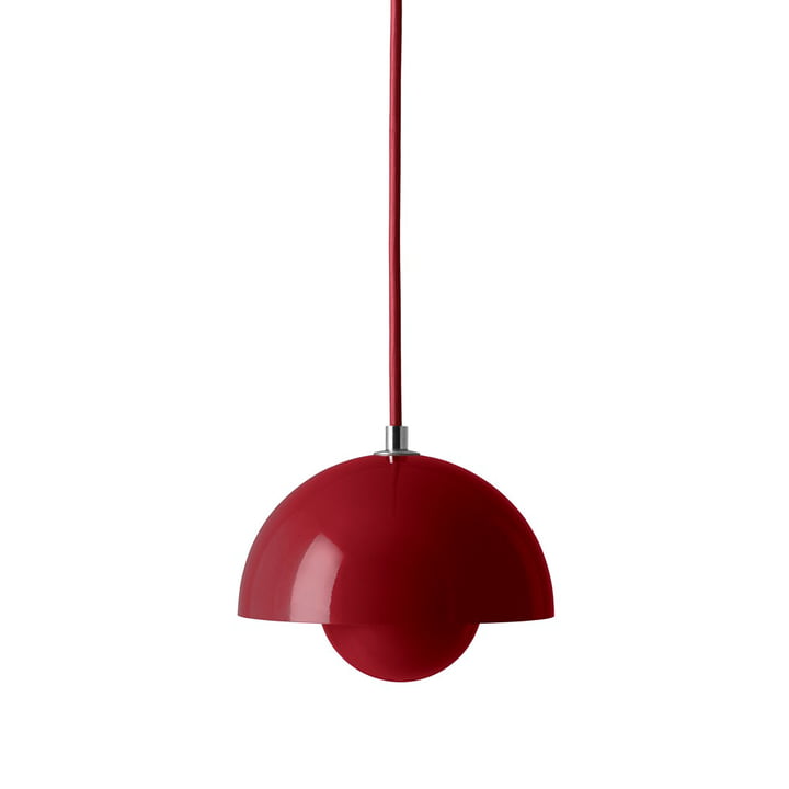 FlowerPot Suspension VP10, vermillon de & Tradition