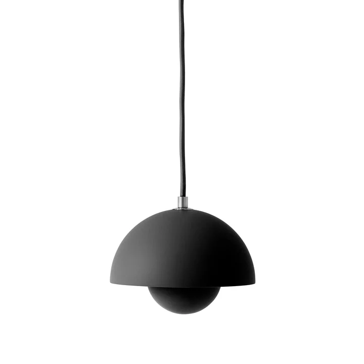 FlowerPot Suspension VP10, noir mat de & Tradition