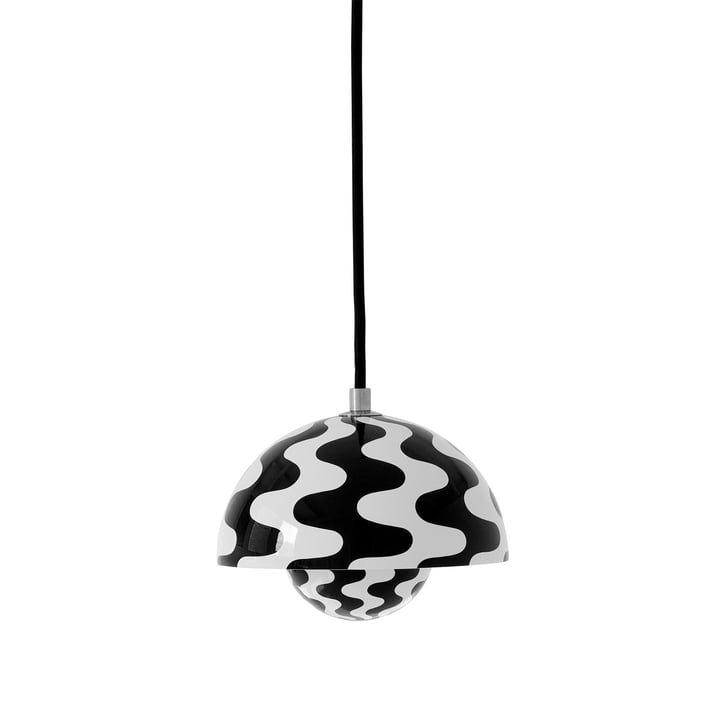 FlowerPot Suspension VP10, noir / blanc de & Tradition