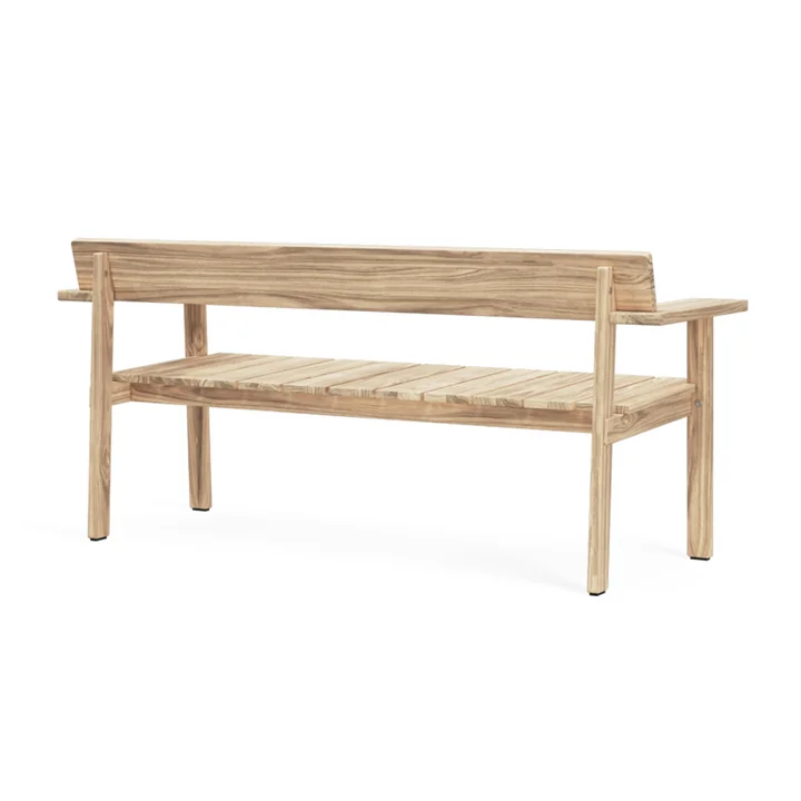 GL101 Timbur Banc de jardin, teck non traité de Carl Hansen
