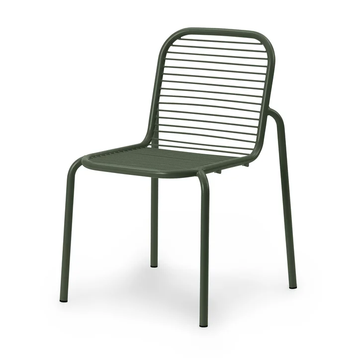 Vig Chaise, vert foncé de Normann Copenhagen