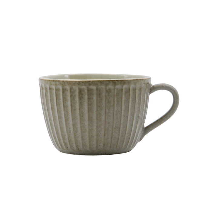 House Doctor - Pleat Tasse, D10,5 cm, gris / marron