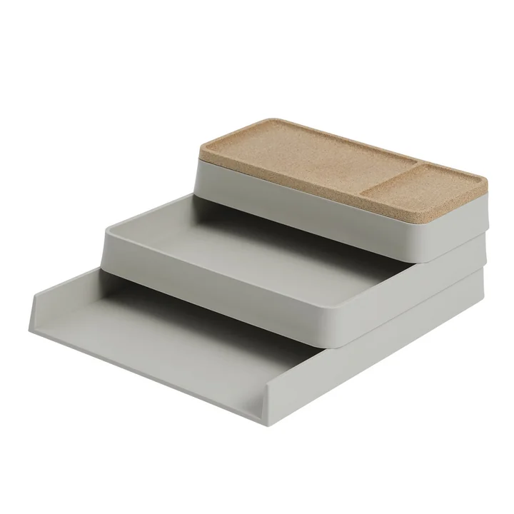 Muuto - Arrange Desktop Organizer, gris / liège