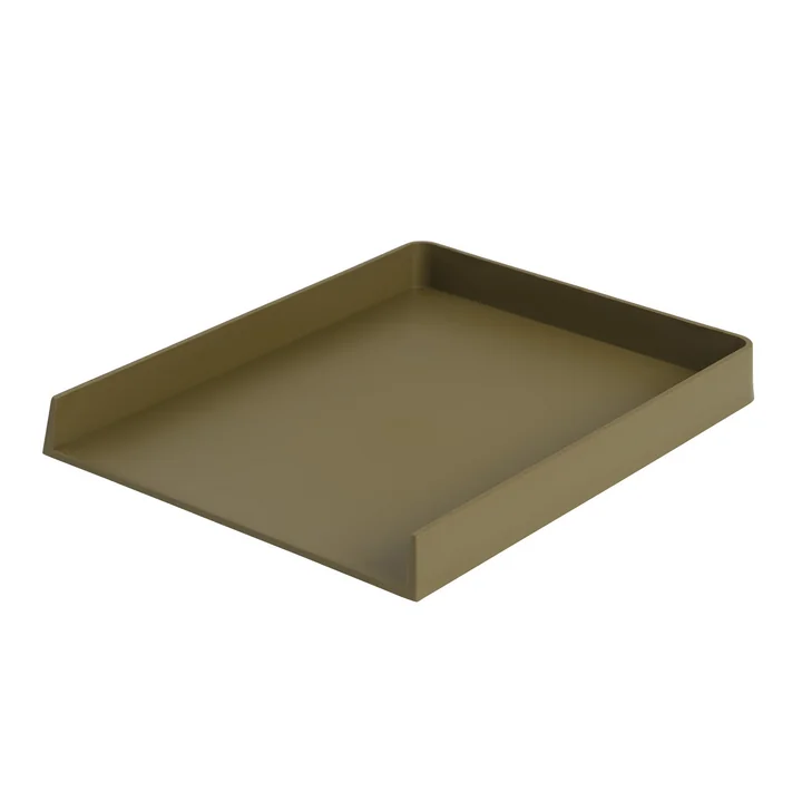 Arrange Desktop plateau, 32 x 25 cm, brun-vert de Muuto