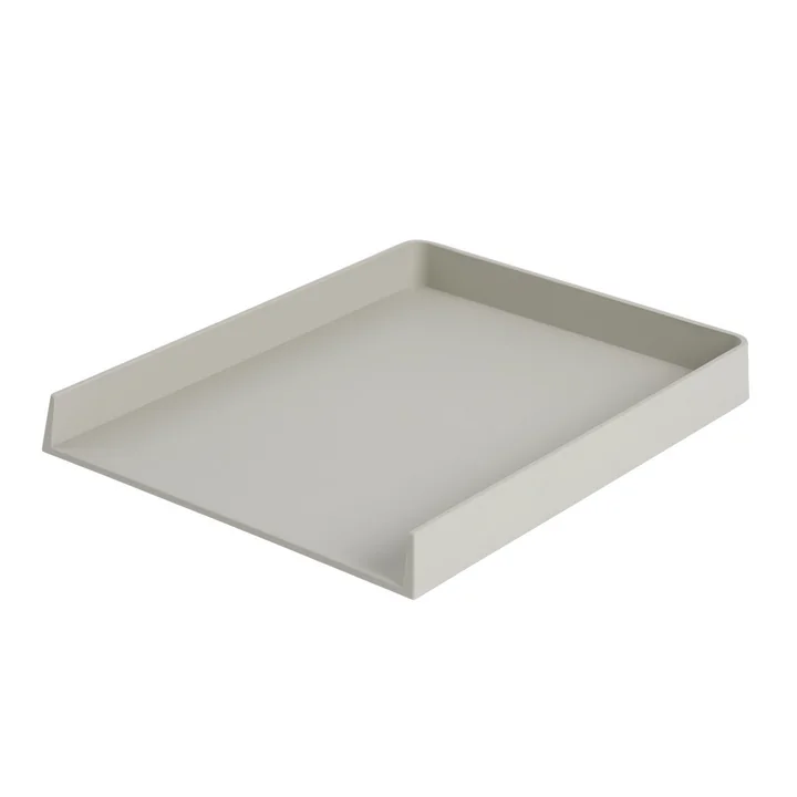 Plateau Arrange Desktop, 32 x 25 cm, gris de Muuto