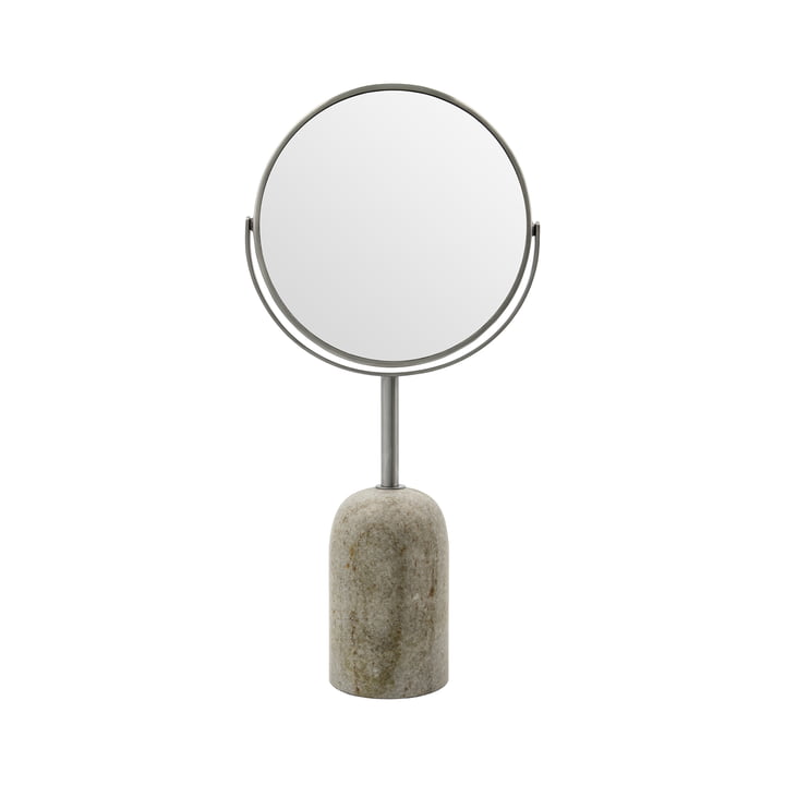 Marble Miroir double face, beige de Meraki