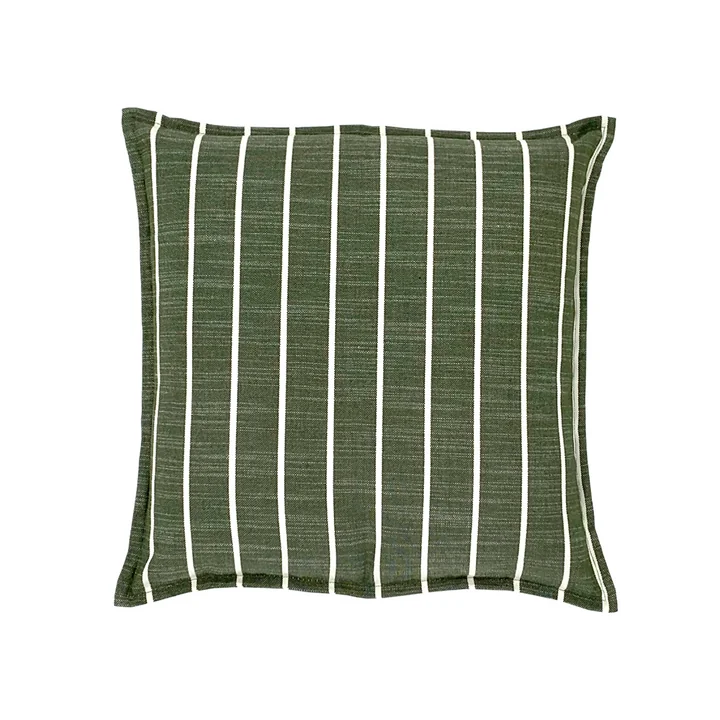 OYOY - Kyoto Outdoor Coussin, 42 x 42 cm, blanc cassé / garden green