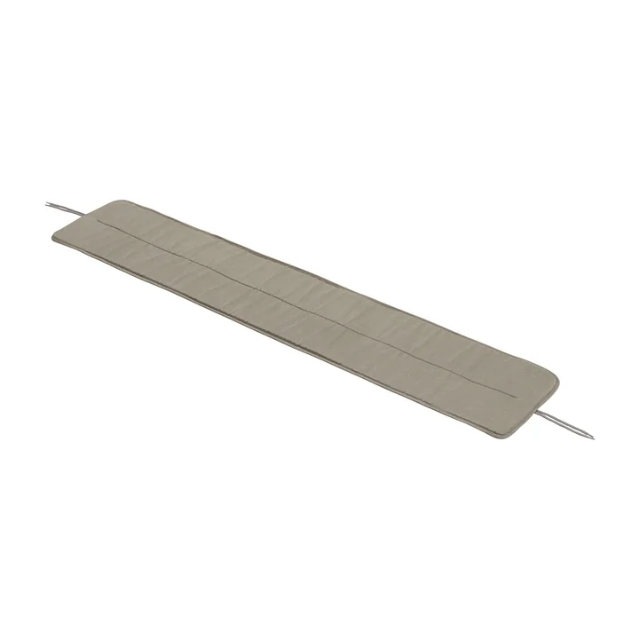 Muuto - Coussin d'assise pour Linear Steel Banc, L 170 cm, gris clair