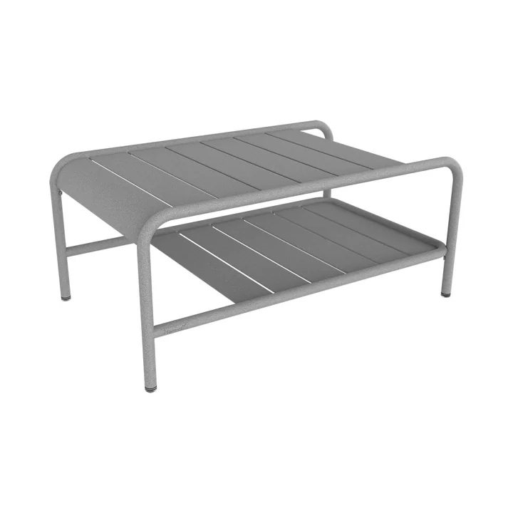 Fermob - Luxembourg Table basse, 90 x 55 cm, gris lapilli