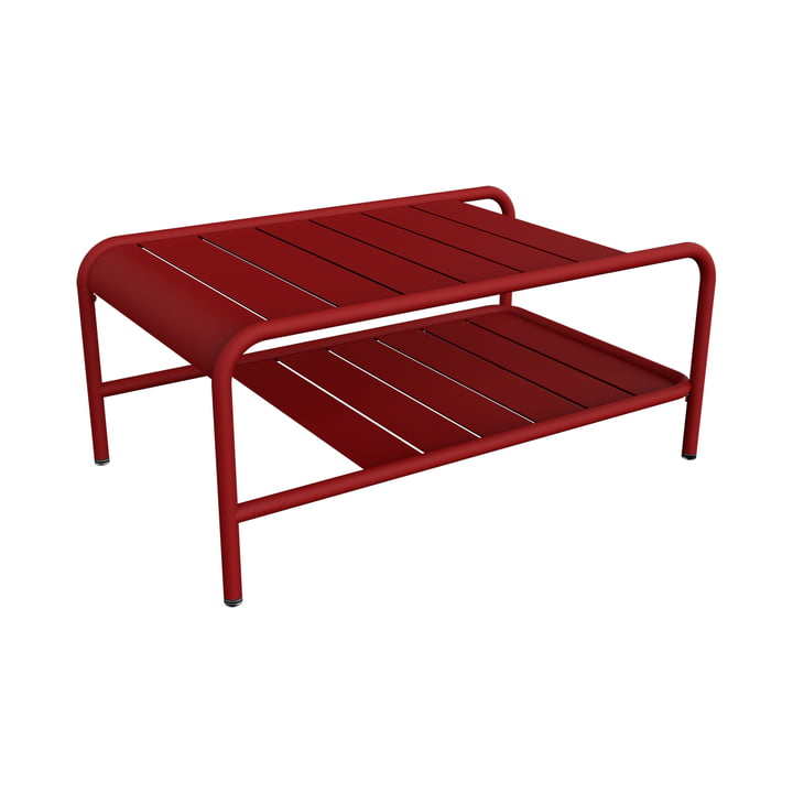 Fermob - Luxembourg Table basse, 90 x 55 cm, chili