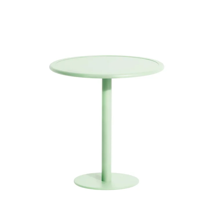 Petite Friture - Week-End Table de bistrot Outdoor, Ø 70 cm, vert pastel