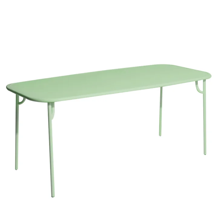 Petite Friture - Week-End Table, 180 x 85 cm, vert pastel