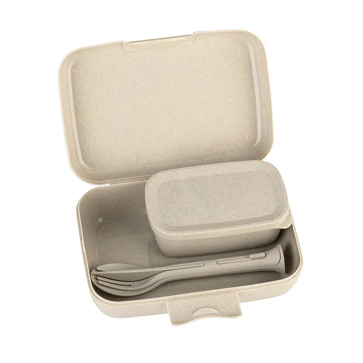 Set de boîtes à lunch Candy Ready & Set de couverts de Koziol