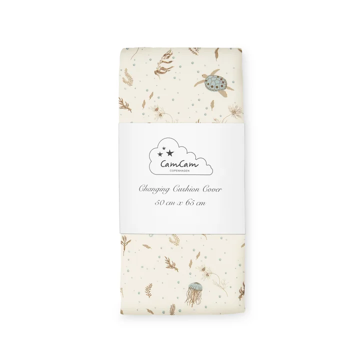Cam Cam Copenhagen - Housse pour matelas à langer, sea garden