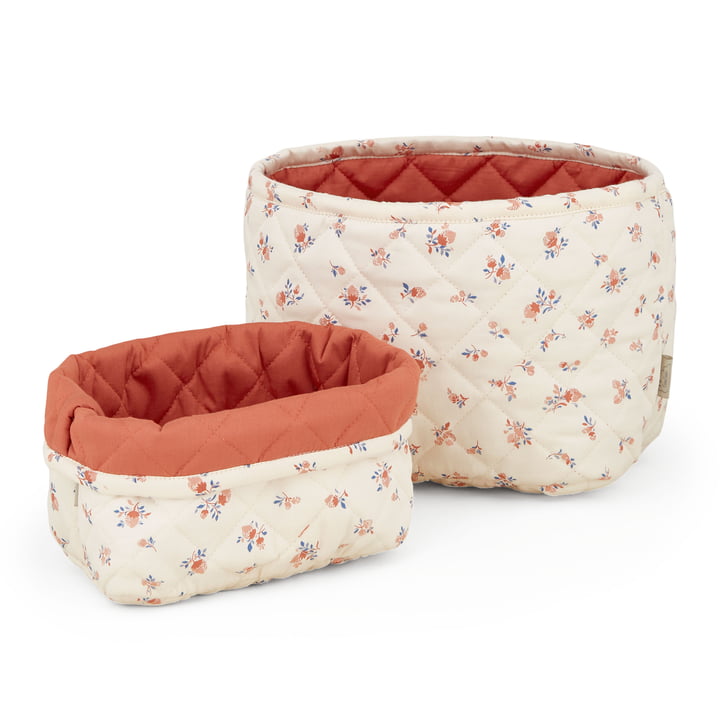 Cam Cam Copenhagen - Paniers de rangement matelassés, berries (lot de 2)