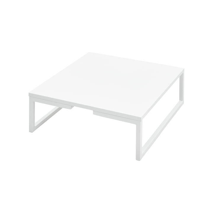 Mirror Table basse, small, laquée blanc de Softline