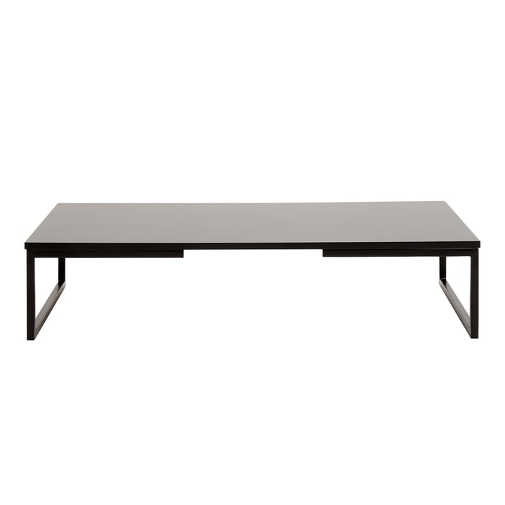 Mirror Table basse, large, laquée noir de Softline