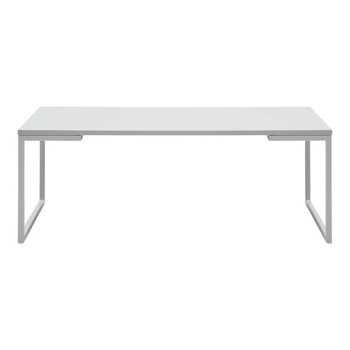 Mirror Table basse, large, laquée blanc de Softline