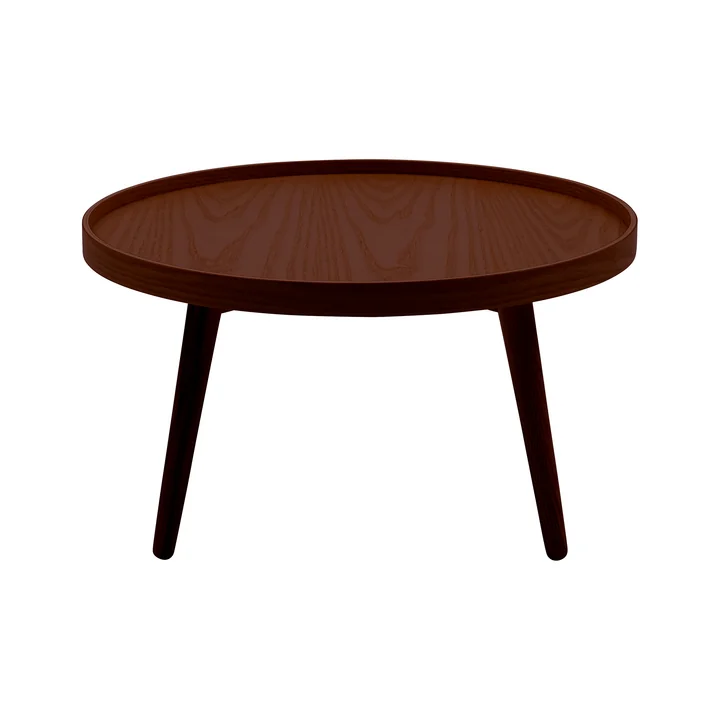 Alma Table d'appoint, large, noyer laqué de Softline