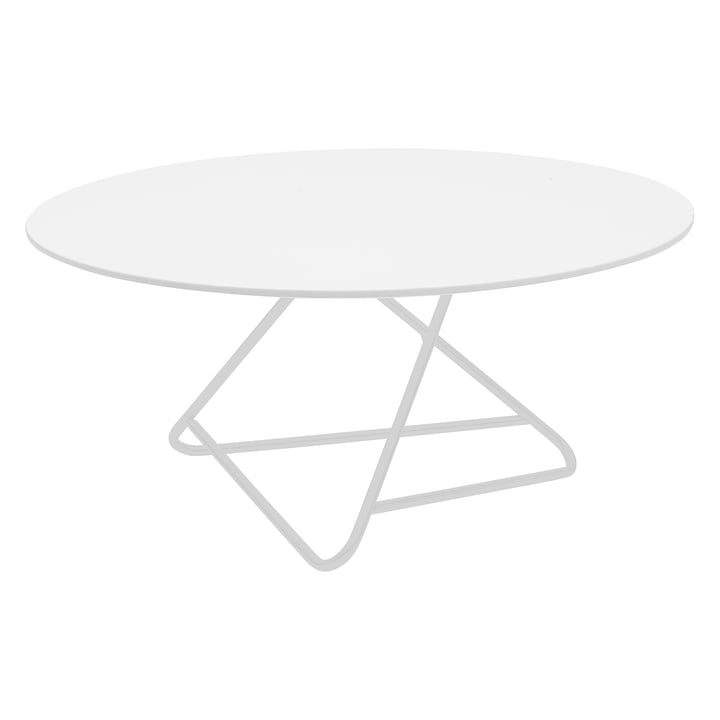 Tribeca Table d'appoint, large, laqué blanc de Softline