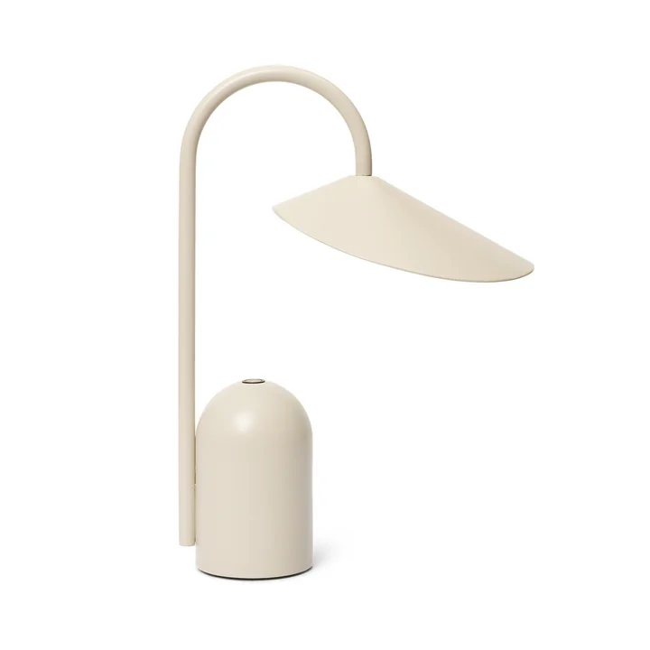 Arum Lampe de bureau LED rechargeable, cashmere de Ferm Living