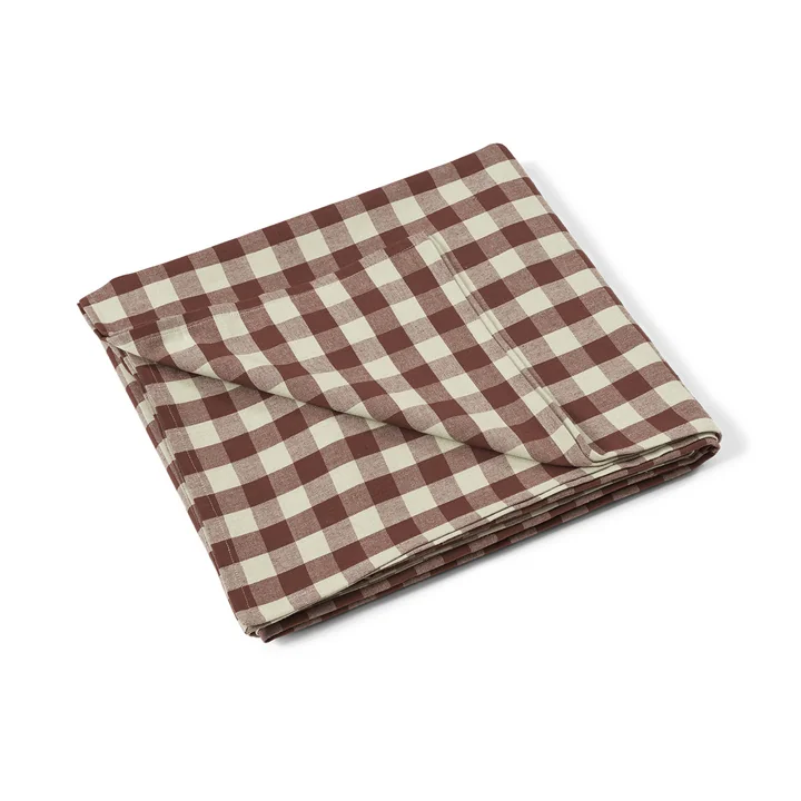 Bothy Check Nappe, cannelle/gris-vert de Ferm Living