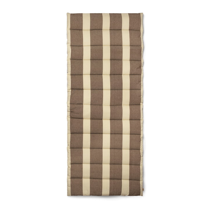 ferm Living - Strand Matelas matelassé, marron/beige