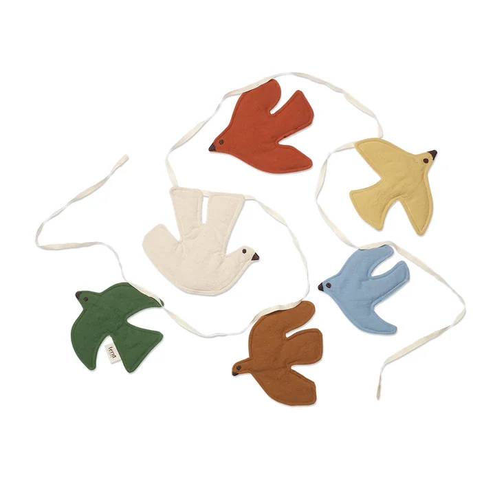 Swif Bird Guirlande, multicolore de Ferm Living