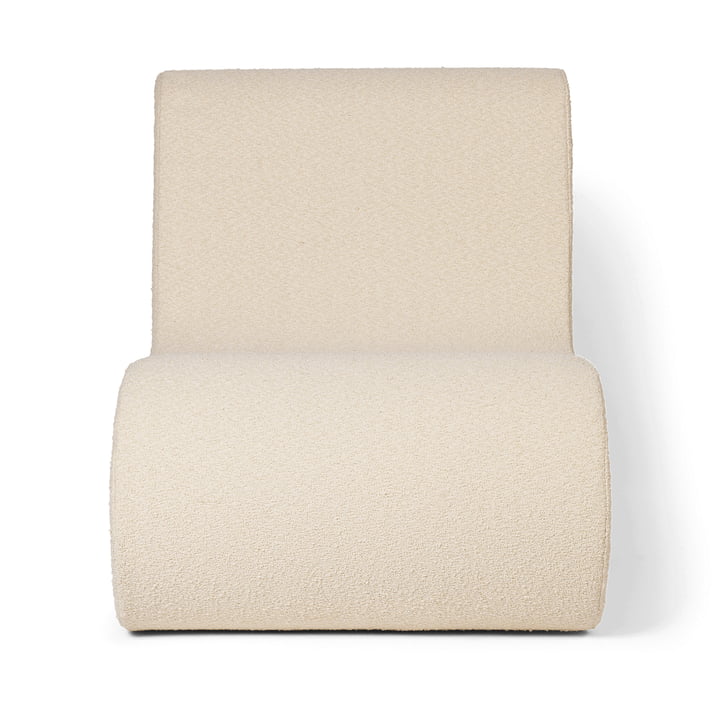 Rouli Center Modul Fauteuil, blanc cassé (Pure Bouclé) de ferm Living