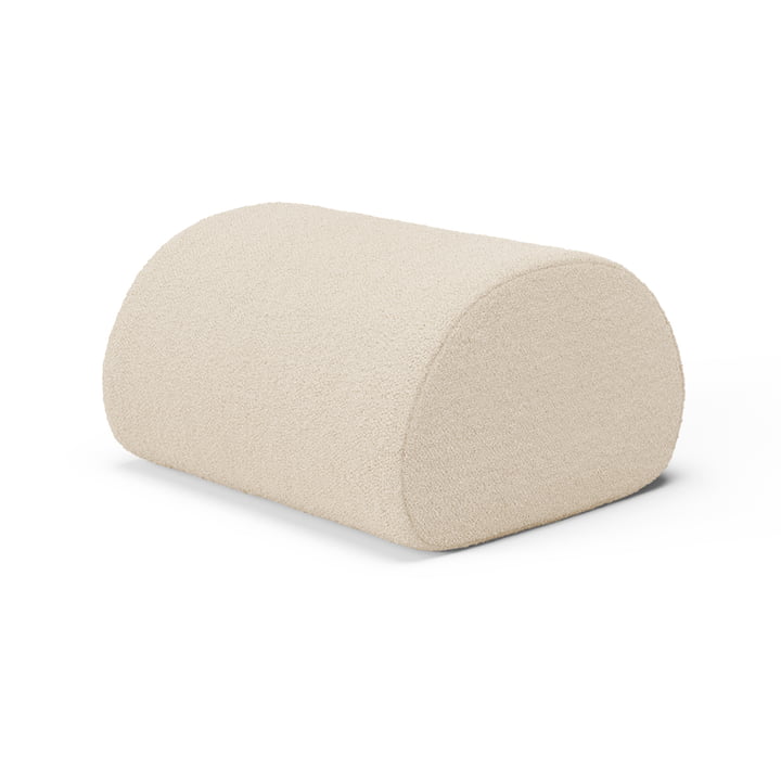 Rouli Pouf, blanc cassé (Pure Bouclé) de ferm Living