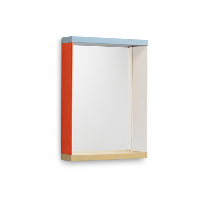 Colour Frame Miroir, small, bleu / orange de Vitra