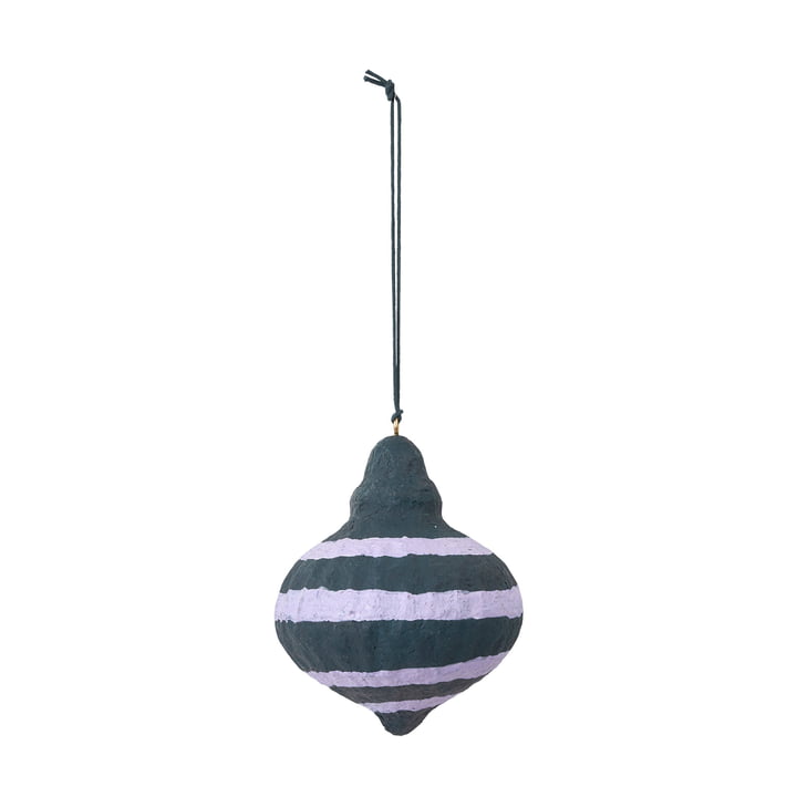 Pulp Spinning Top Pendentif décoratif, Ø7,5 x H9 cm, Orchid Light Purple de Broste Copenhagen