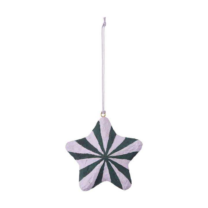 Pulp Pendentif étoile, Orchid Light Purple de Broste Copenhagen