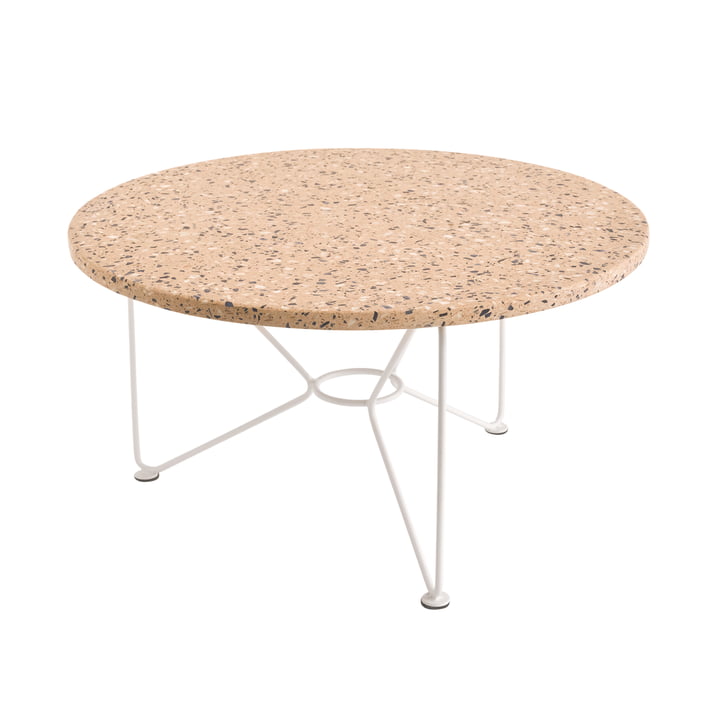 Acapulco Design - The Low Table, H 36 x Ø 65 cm, terrazzo / rosato