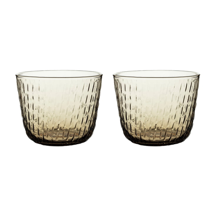 Syksy Verre, 200 ml, brun (set de 2) de Marimekko