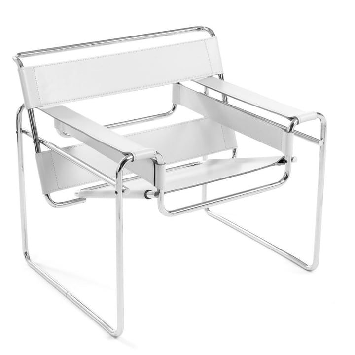 Knoll - Wassily Chaise, Spinneybeck, blanc