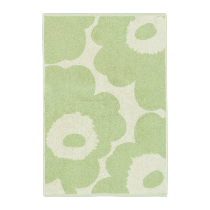 Marimekko - Unikko Serviette de bain, 50 x 70 cm, blanc cassé / sage