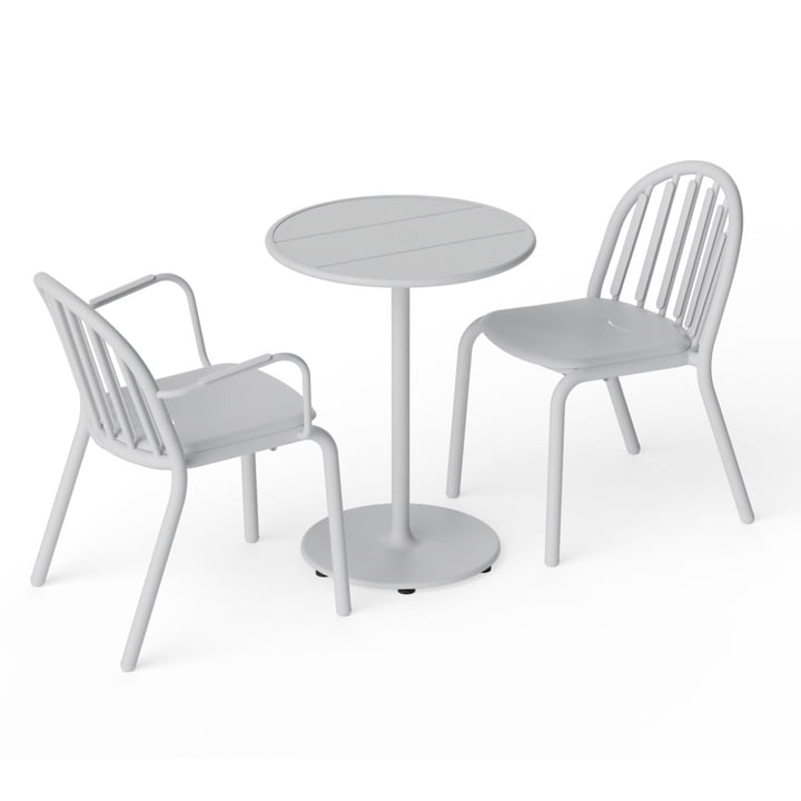 Fred's Outdoor Table Ø 60 cm + Chaise (set de 2) de Fatboy