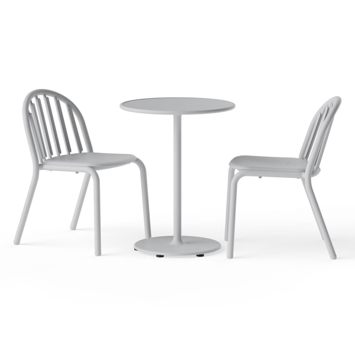 Fred's Outdoor Table Ø 60 cm + Chaise (set de 2) de Fatboy