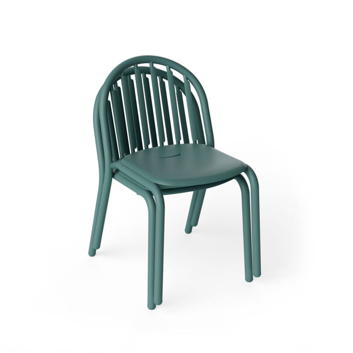 Fred's Outdoor chaise, vert sauge foncé (set de 2) (édition exclusive) de Fatboy