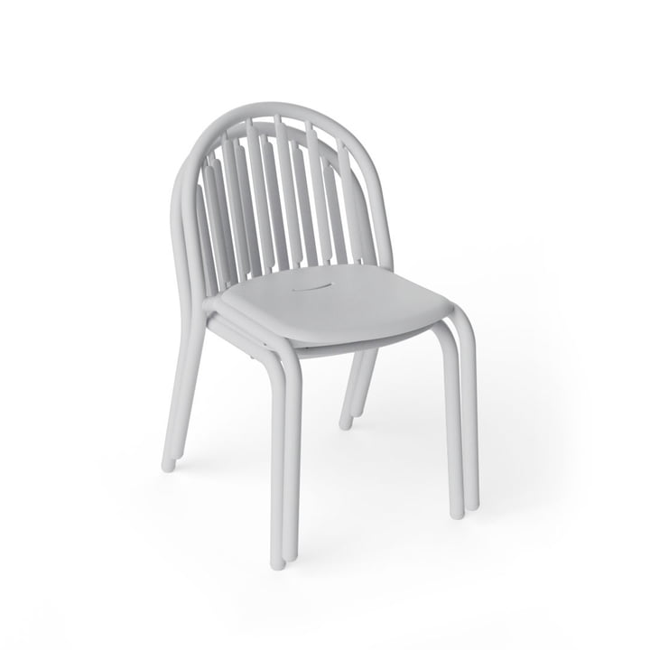 Fred's Outdoor chaise, gris clair (set de 2) (édition exclusive) de Fatboy