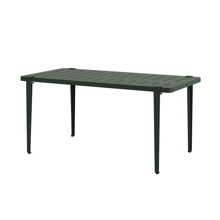 Table de jardin MIDI Collection, 160 x 80 cm, vert forêt de TipToe