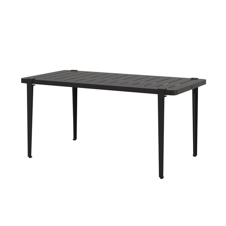 Table de jardin MIDI Collection, 160 x 80 cm, noir graphite de TipToe