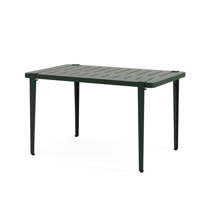 Table de jardin MIDI Collection, 130 x 80 cm, forest green de TipToe