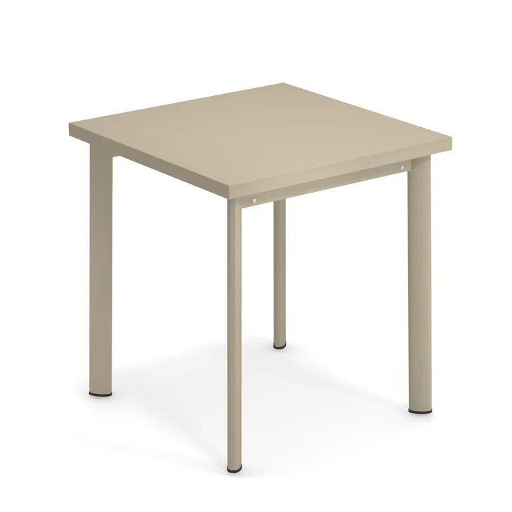 Emu - Star Table H 75 cm, 70 x 70 cm, taupe