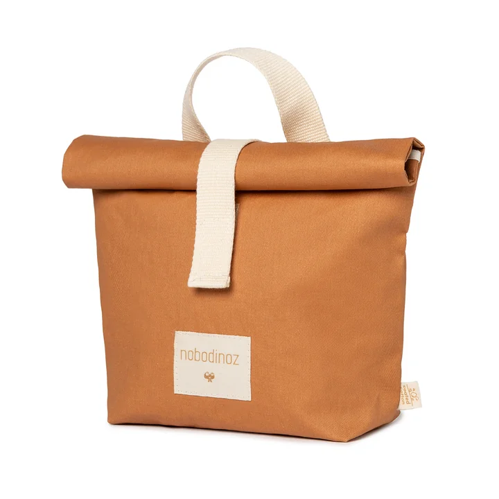 Sunshine Eco Lunch Bag, cinnamon de Nobodinoz