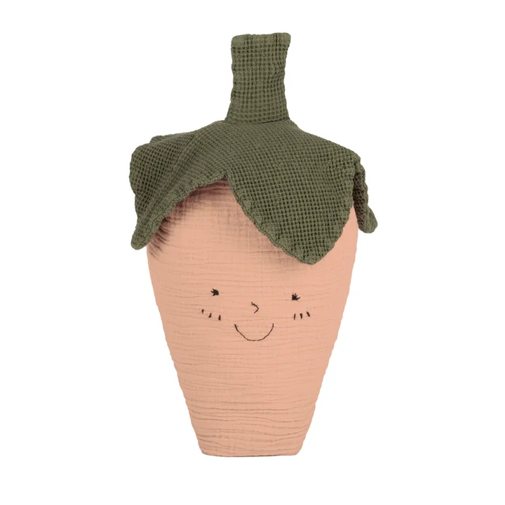 Wabi Sabi Coussin, fraise, 28 x 30 cm, powder pink de Nobodinoz