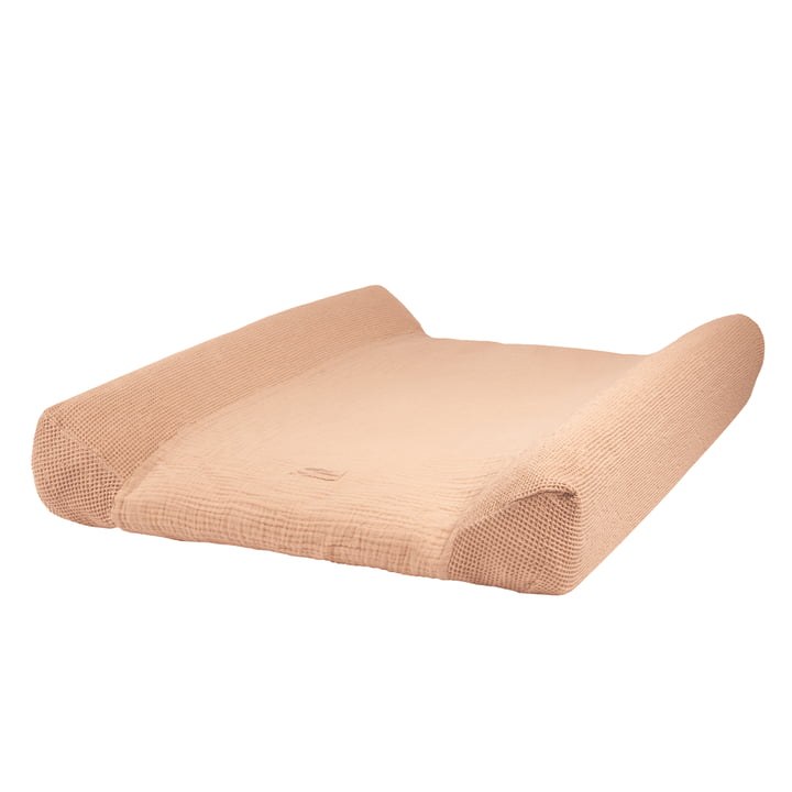 Zen Matelas à langer avec housse Wabi Sabi, 50 x 70 cm, powder pink de Nobodinoz